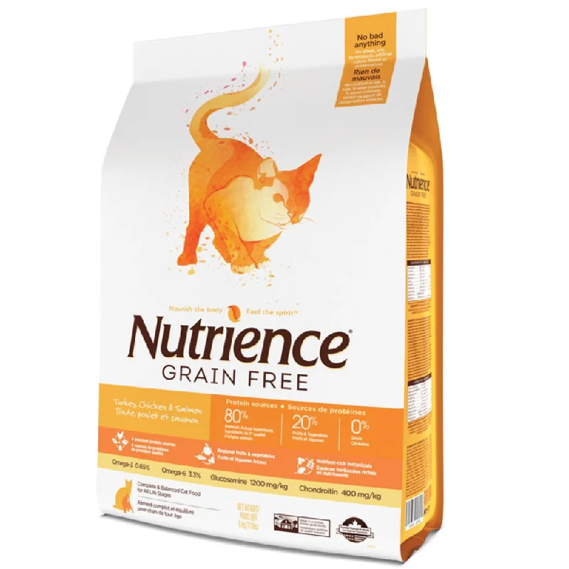 SAVE $8.10: Nutrience Grain Free Turkey, Chicken & Herring Formula Dry Cat Food