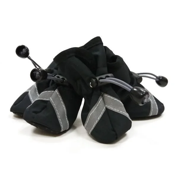 Slip On Paws Dog Booties Black