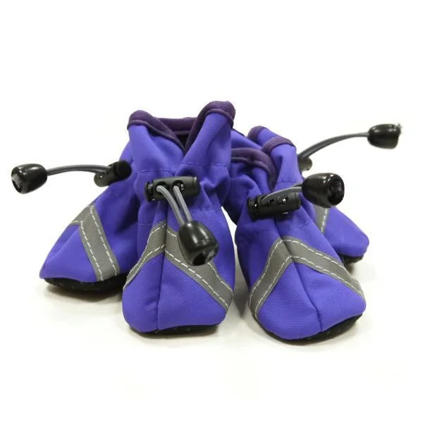 Slip On Paws Dog Booties Purple