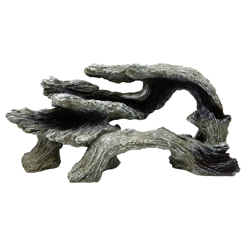 Blue Ribbon Gray Driftwood Reptile Decor