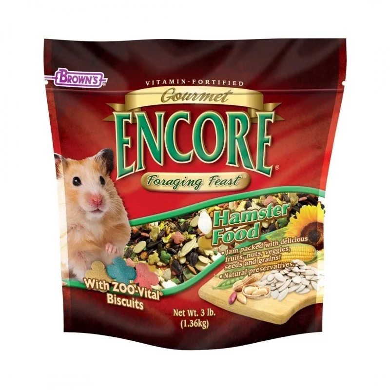 Brown's Encore Gourmet Foraging Feast Hamster Food