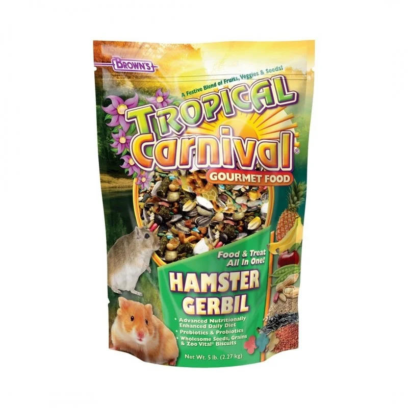 Brown's Tropical Carnival Gourmet Hamster & Gerbil Food 2.27kg