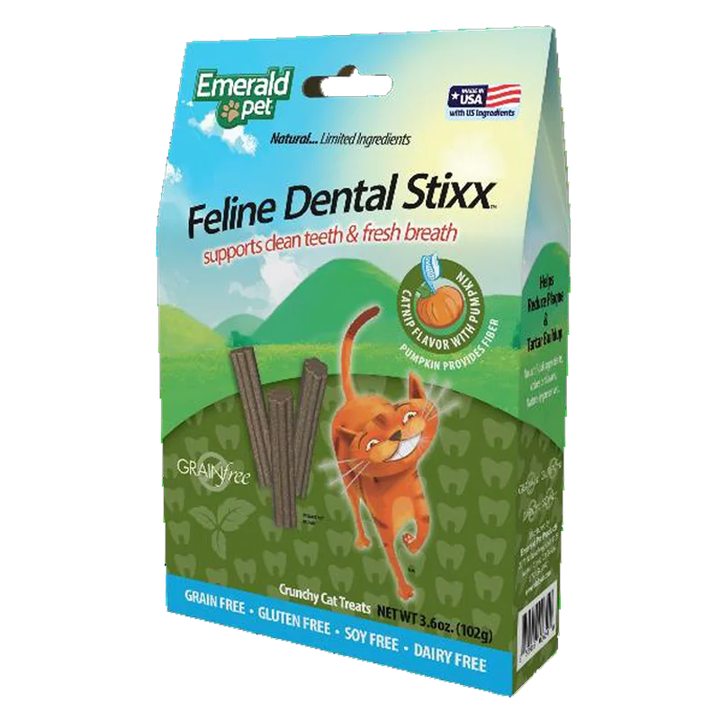 EMERALD PET Cat Dental Stixx Catnip, 102g