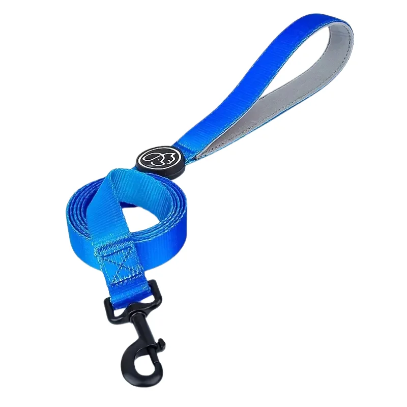 Everking Fancy Dog Leash - Blue - Medium