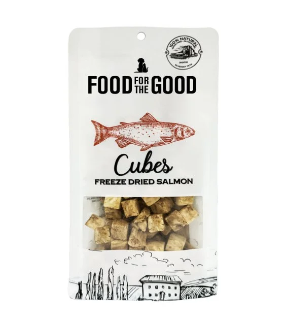 Food For The Good Freeze Dried Cat & Dog Treats (Salmon Cubes)