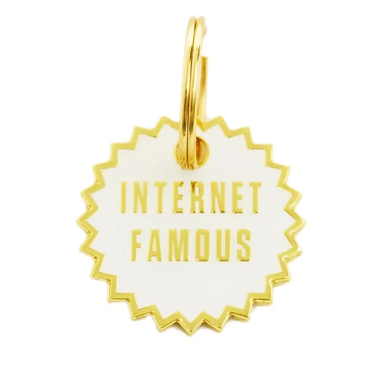 Internet Famous Pet ID Tag