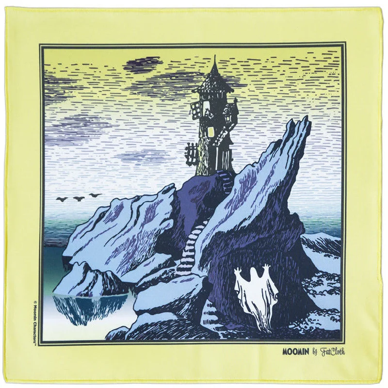 Moomin Lighthouse Multipurpose Pocket square - FatCloth