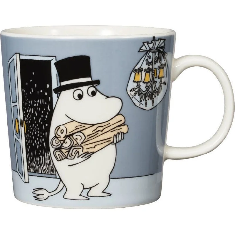 Moominpappa mug 0,3L grey - Moomin Arabia