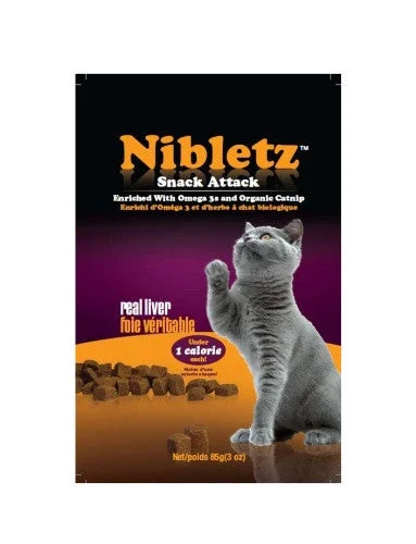 Nibletz Snack Attack Real Liver Cat Treats