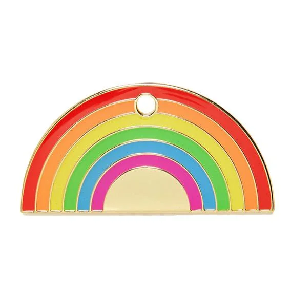 Rainbow Pet ID Tag