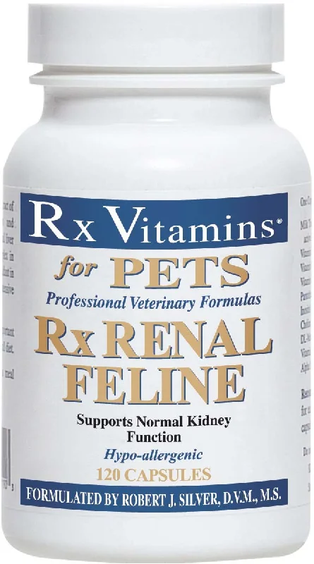 RX VITAMINS Rx Renal Feline Supliment nutriţional, 120 comprimate