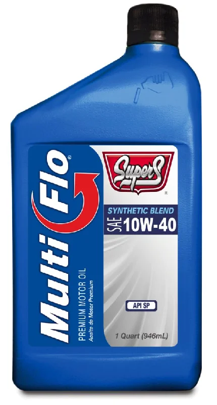 Smittys Supply Super S Multi-Flo Synthetic Blend Sae 10w-40 Sp Motor Oil 1 Qt.