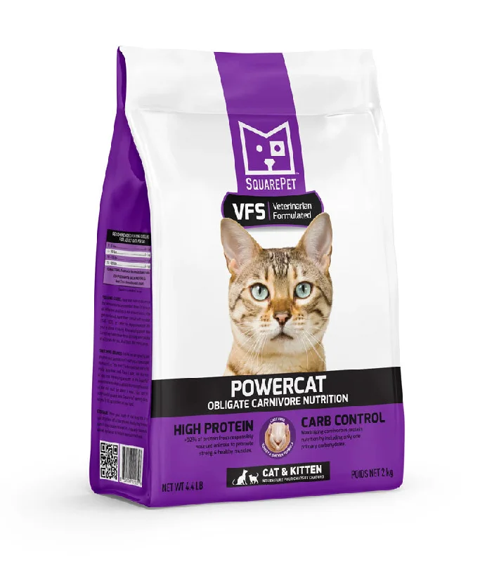 SQUARE PET VFS PowerCat Turkey & Chicken, 2kg (4.4lb)