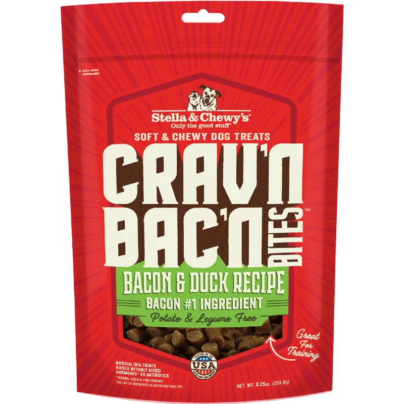 Stella & Chewy's Crav'n Bac'n and Duck Bites Dog Treats - 8.25 oz