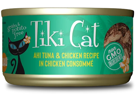 Tiki Cat Luau Tuna & Chicken Hookena