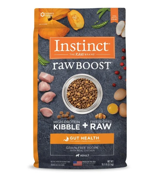 TRY & BUY: Instinct Raw Boost Grain-Free Kibble Gut Health Recipe Dry Dog Food