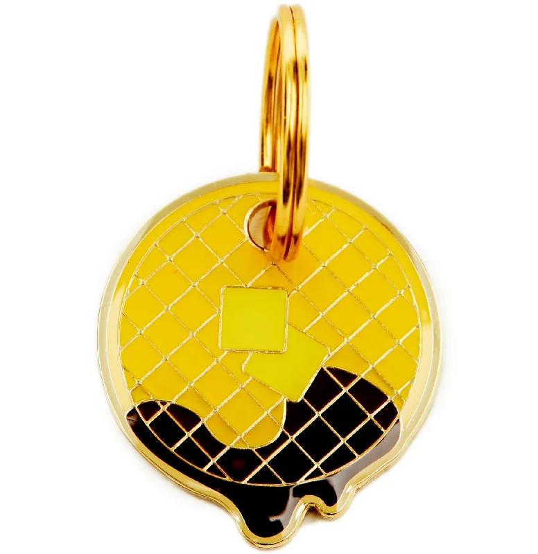 Waffle Pet ID Tag