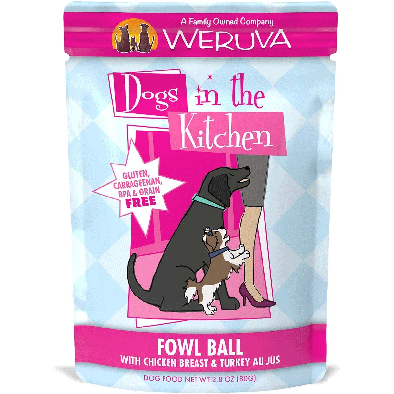 Weruva DITK Fowl Ball Dog Pouch - 2.8 oz